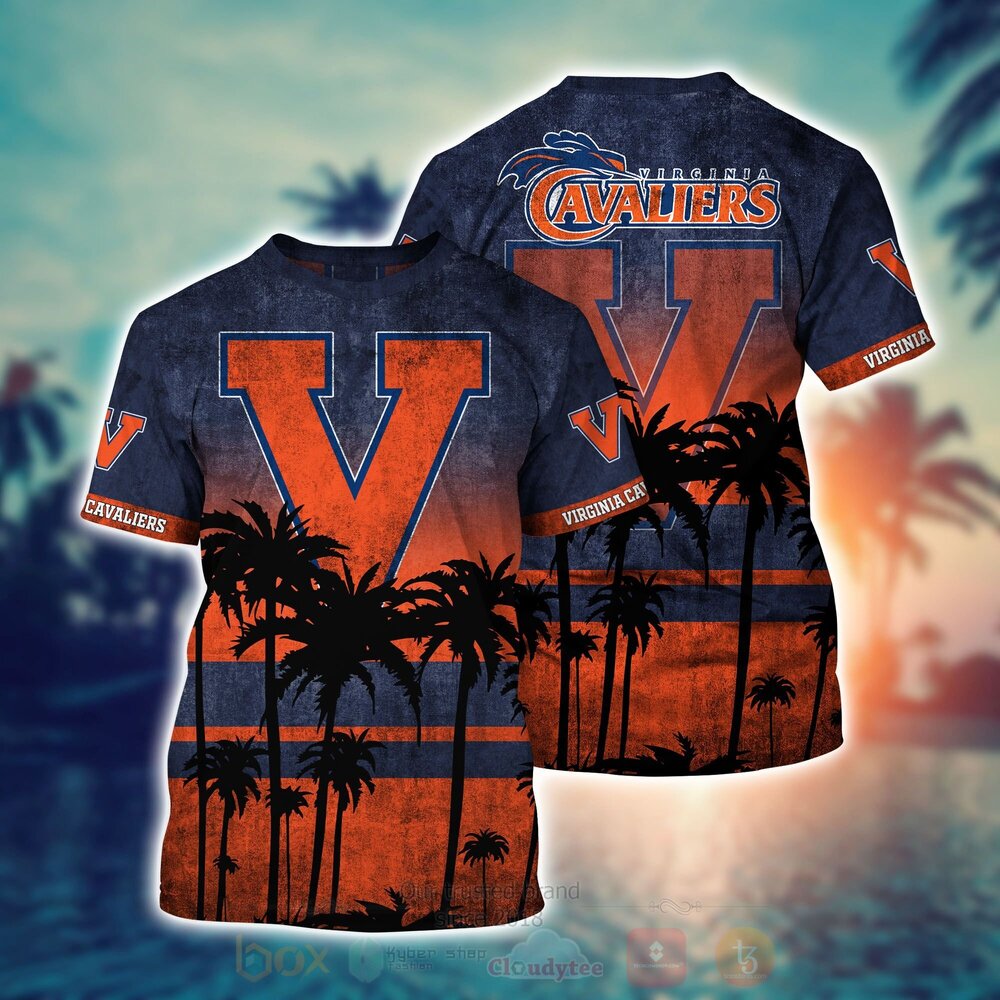 BEST NCAA Virginia Cavaliers men's basketball 3D All Over Printed Hawaiian Shirt, Short 2 NCAA Virginia Cavaliers mens basketball Hawaiian Shirt Short 1