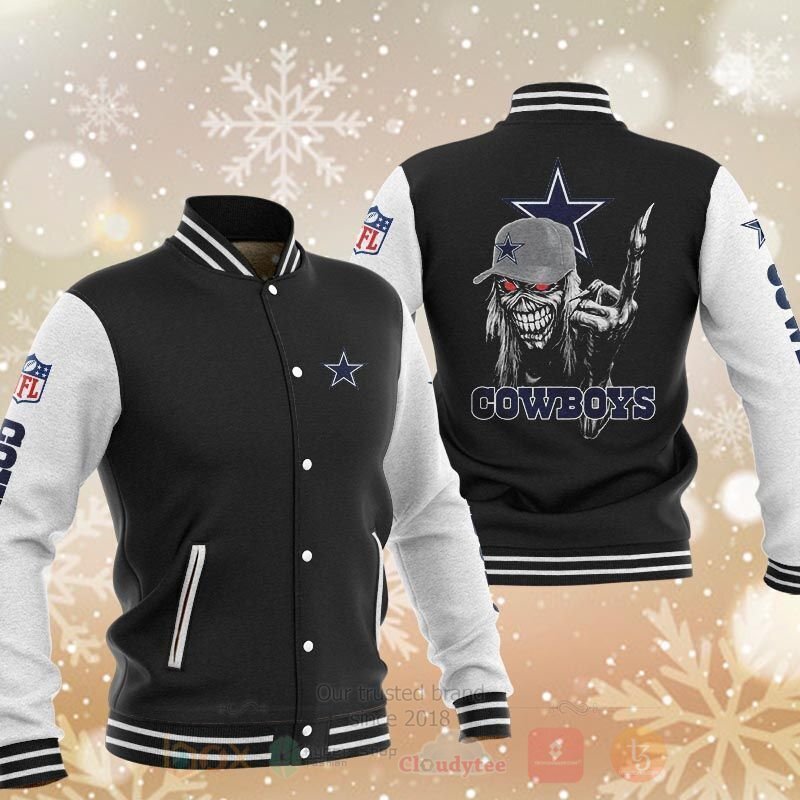 NFC Dallas Cowboys Death Skull Baseball Jacket