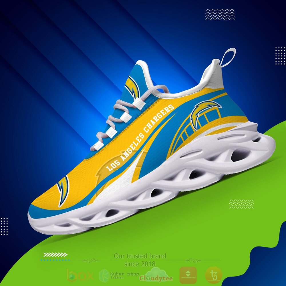 BEST NFL Angeles Chargers Clunky Sneakers 8 NFL Angeles Chargers Clunky Max Soul Shoes