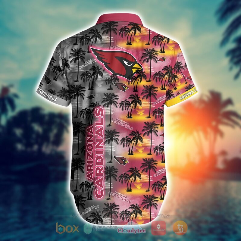 NFL Arizona Cardinals Coconut Hawaiian shirt, Short 3 NFL Arizona Cardinals Coconut Hawaiian shirt Short 1 2