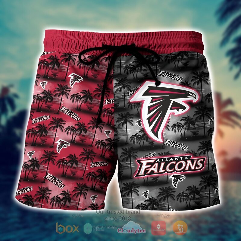 NFL Atlanta Falcons Coconut Hawaiian shirt, Short 4 NFL Atlanta Falcons Coconut Hawaiian shirt Short 1 2 3