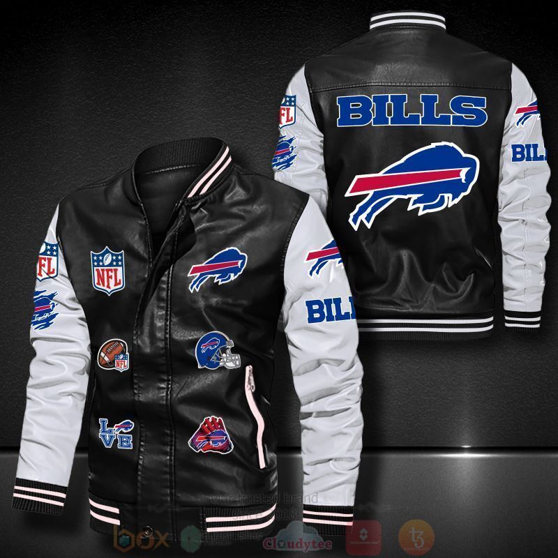 NFL Buffalo Bills Bomber Leather Jacket
