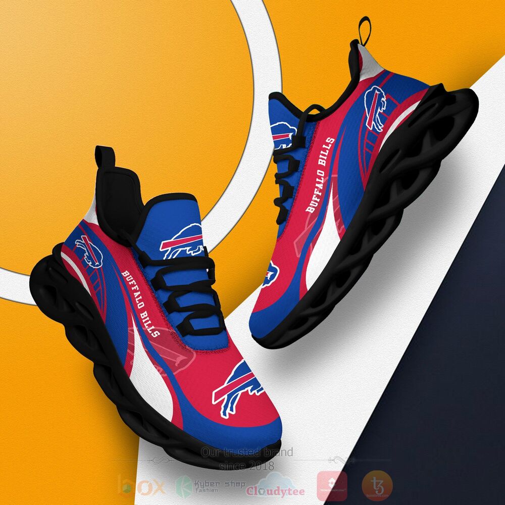 BEST NFL Buffalo Bills Clunky Sneakers 2 NFL Buffalo Bills Clunky Max Soul Shoes 1