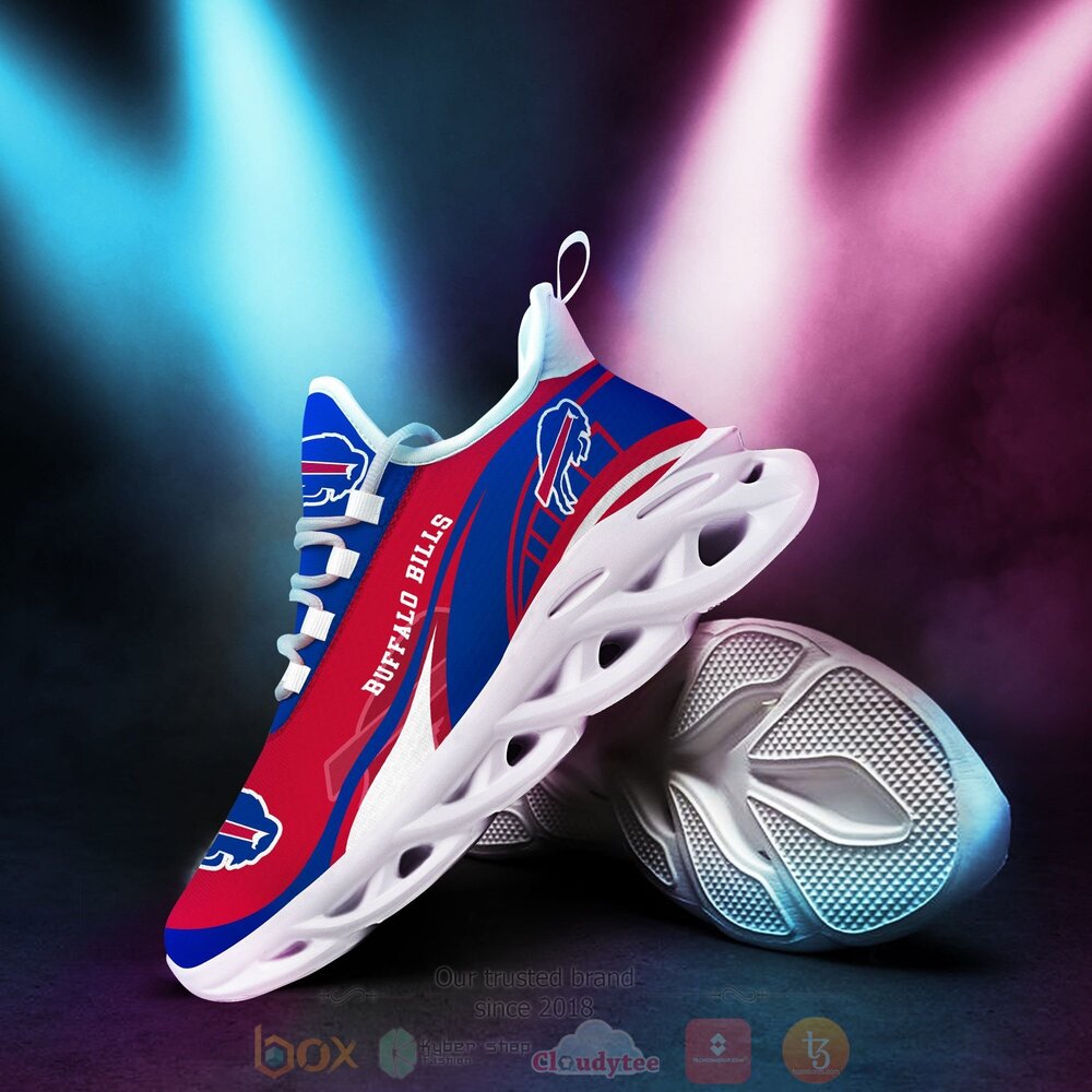 BEST NFL Buffalo Bills Clunky Sneakers 3 NFL Buffalo Bills Clunky Max Soul Shoes 1 2