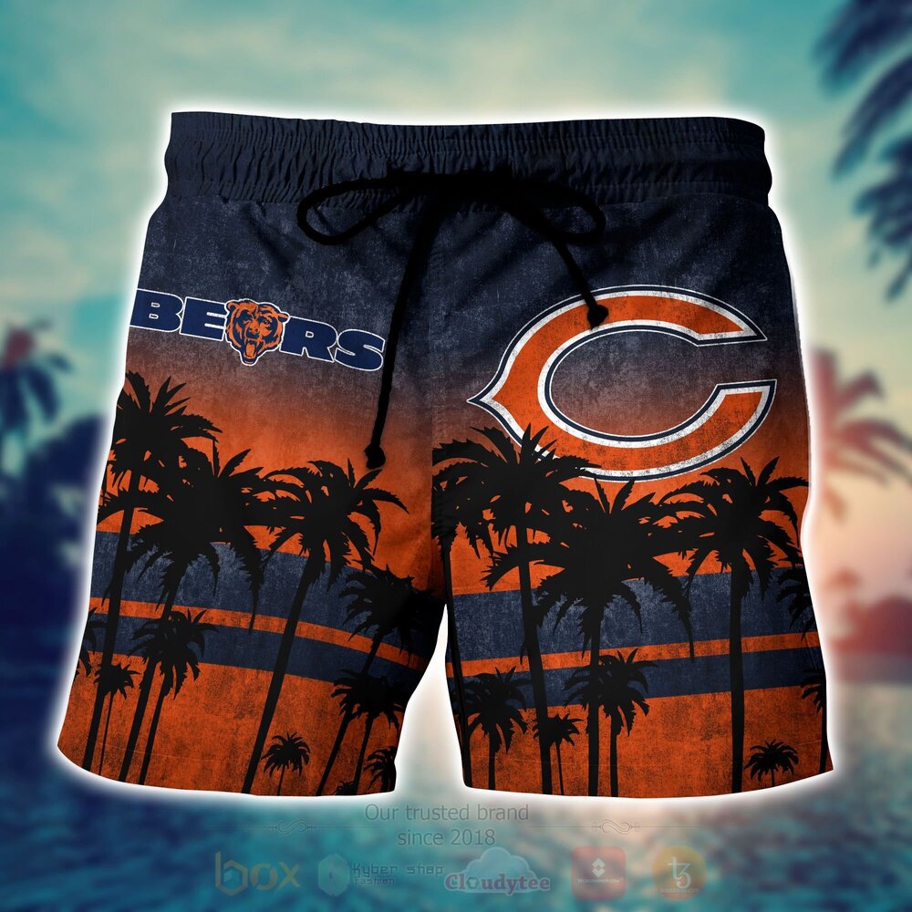 BEST NFL Chicago Bears 3D All Over Printed Hawaiian Shirt, Short 5 NFL Chicago Bears Hawaiian Shirt Short 1 2 3 4
