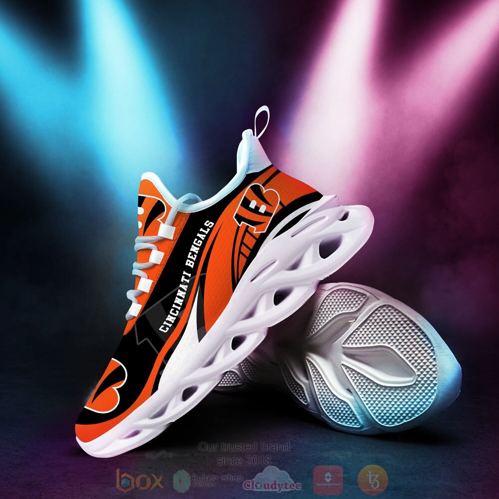 BEST NFL Cincinnati Bengals Clunky Sneakers 3 NFL Cincinnati Bengals Clunky Max Soul Shoes 1 2