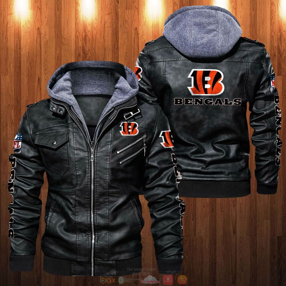 NFL Cincinnati Bengals Leather Jacket