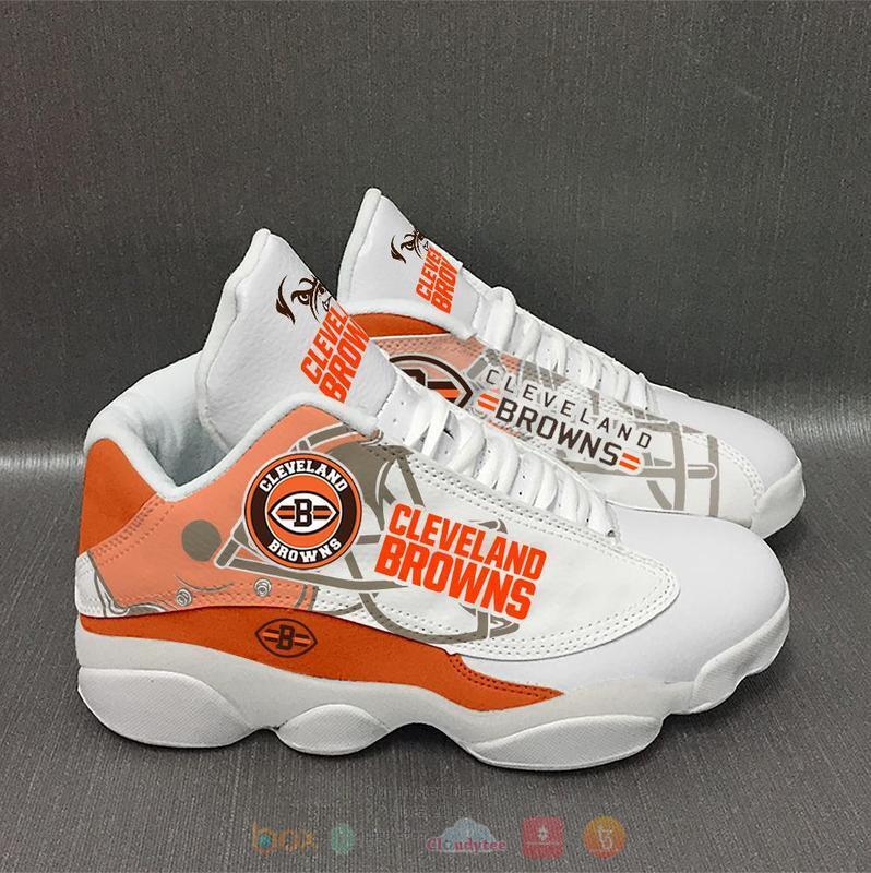 NFL Cleveland Browns Air Jordan 13 Sneaker shoes 1 NFL Cleveland Browns Air Jordan 13 Sneaker shoes