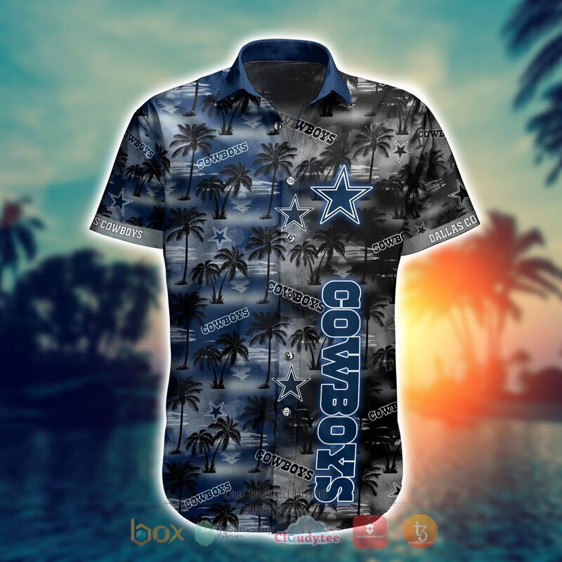 NFL Dallas Cowboys Coconut Hawaiian shirt, Short 2 NFL Dallas Cowboys Coconut Hawaiian shirt Short 1