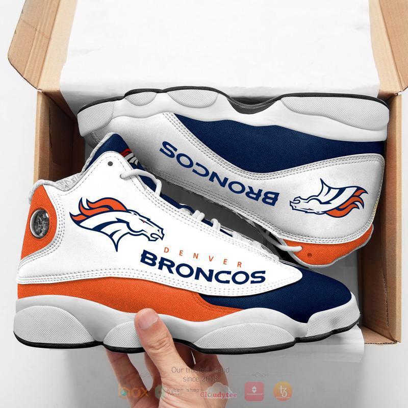 NFL Denver Broncos Team Air Jordan 13 Sneaker shoes
