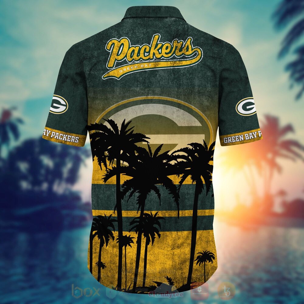 BEST NFL Green Bay Packers 3D All Over Printed Hawaiian Shirt, Short 4 NFL Green Bay Packers Hawaiian Shirt Short 1 2 3