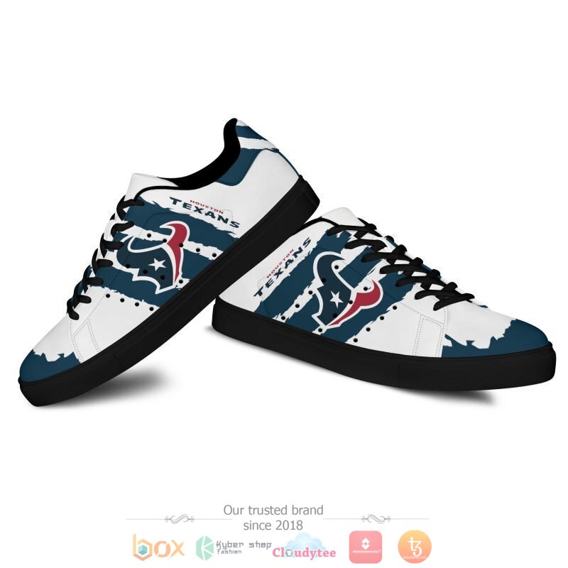 NFL Houston Texans Stan Smith low top shoes 1 2 3 4 5 6 7