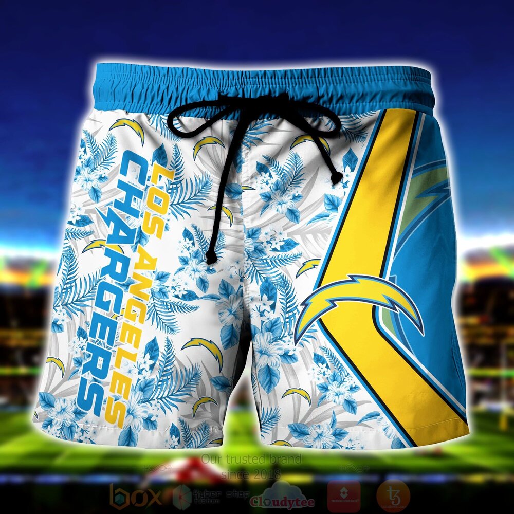 BEST NFL Los Angeles Chargers Skeleton Aloha Shirt, Short 4 NFL Los Angeles Chargers Skeleton Hawaiian Shirt Short 1 2 3 4