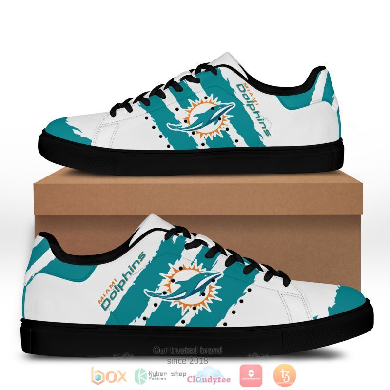 NFL Miami Dolphins Stan Smith low top shoes 1 2 3 4 5 6