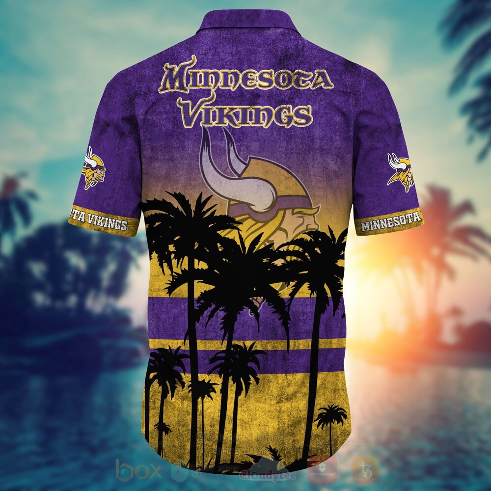 BEST NFL Minnesota Vikings 3D All Over Printed Hawaiian Shirt, Short 4 NFL Minnesota Vikings Hawaiian Shirt Short 1 2 3
