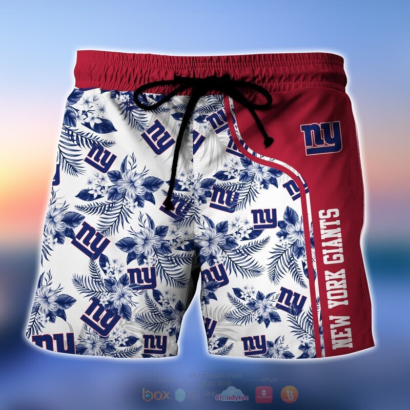 NFL New York Giants Baby Yoda Hawaiian Shirt, Short 3 NFL New York Giants Baby Yoda Hawaiian Shirt Short 1 2