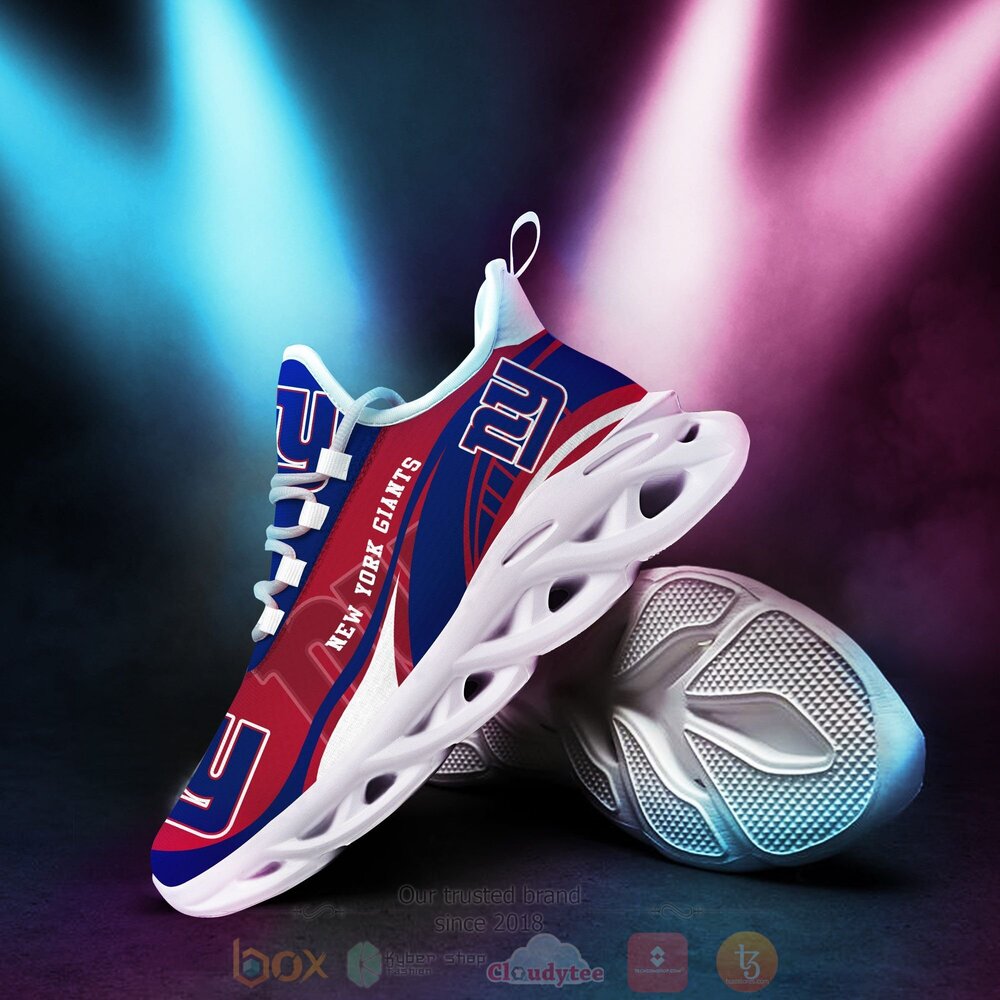 BEST NFL New York Giants Clunky Sneakers 3 NFL New York Giants Clunky Max Soul Shoes 1 2
