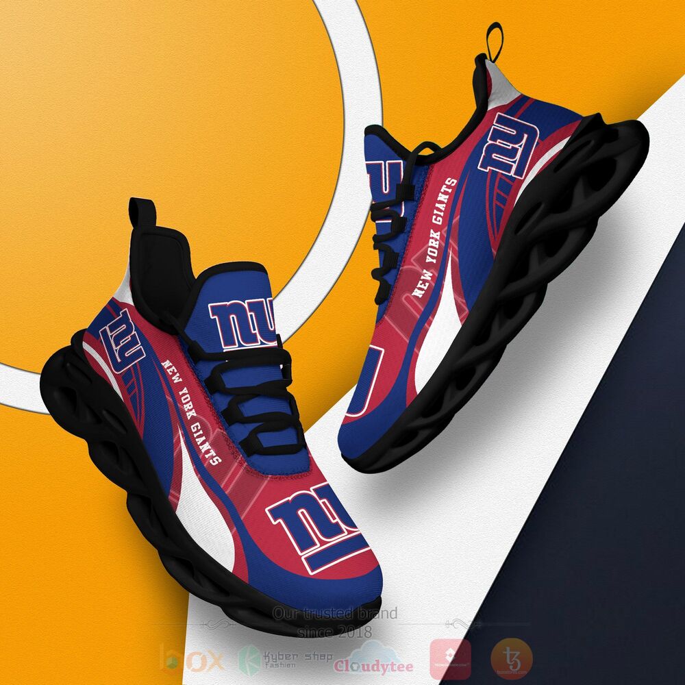 BEST NFL New York Giants Clunky Sneakers 4 NFL New York Giants Clunky Max Soul Shoes 1 2 3