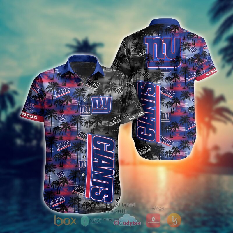 NFL New York Giants Coconut Hawaiian shirt, Short 8 NFL New York Giants Coconut Hawaiian shirt Short