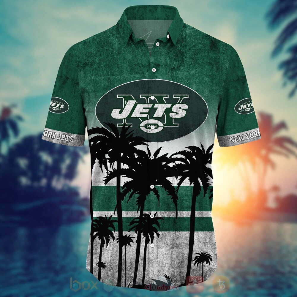 BEST NFL New York Jets 3D All Over Printed Hawaiian Shirt, Short 3 NFL New York Jets Hawaiian Shirt Short 1 2