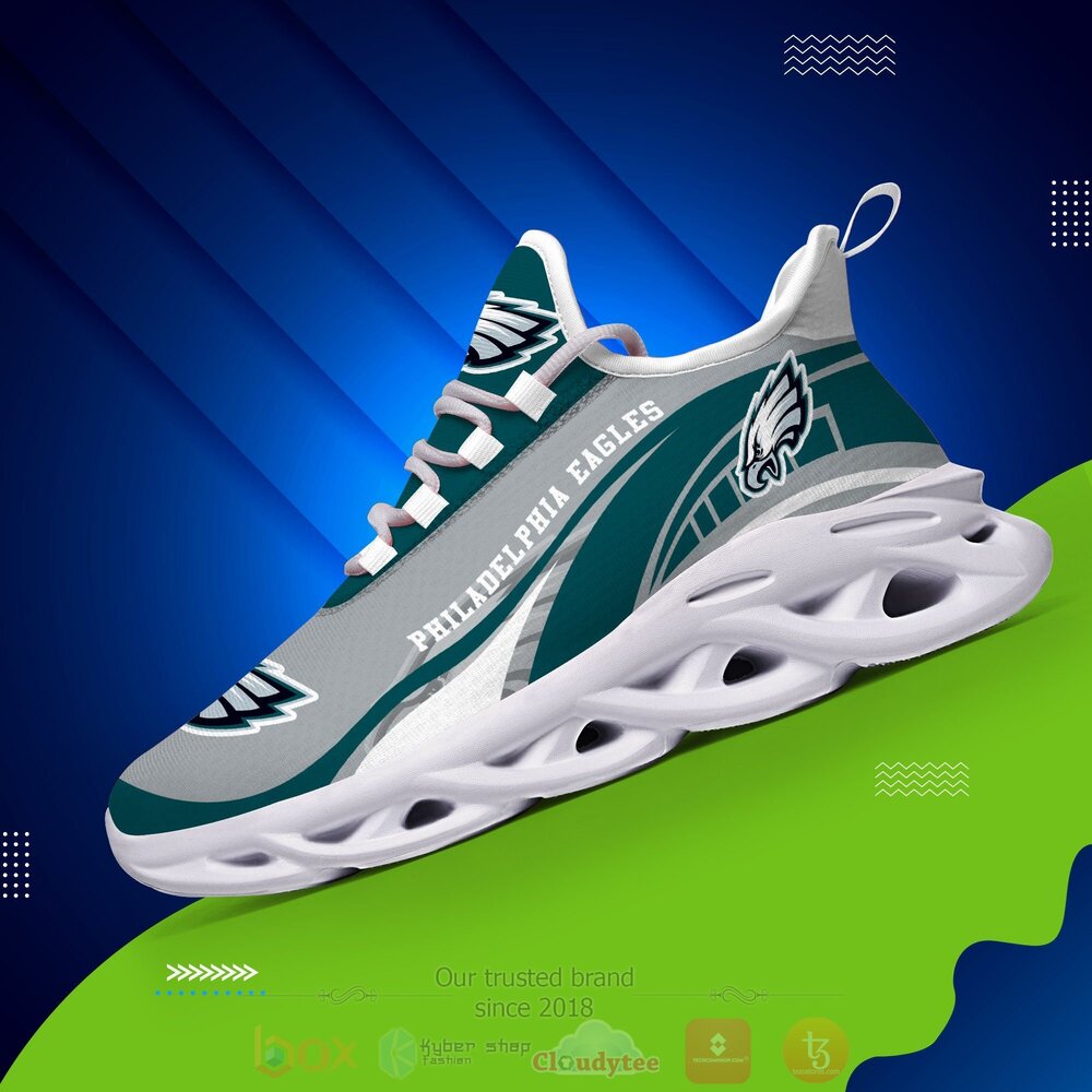 BEST NFL Philadelphia Eagles Clunky Sneakers 9 NFL Philadelphia Eagles Clunky Max Soul Shoes