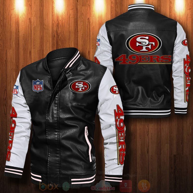 NFL San Francisco 49ers Bomber Leather Jacket