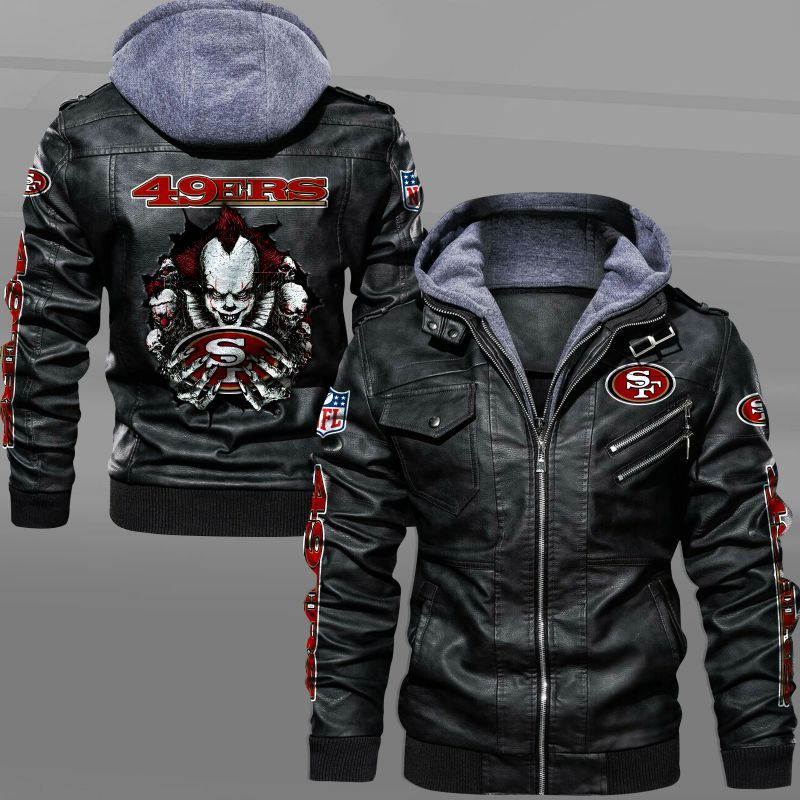 NFL San Francisco 49ers IT Pennywise leather jacket
