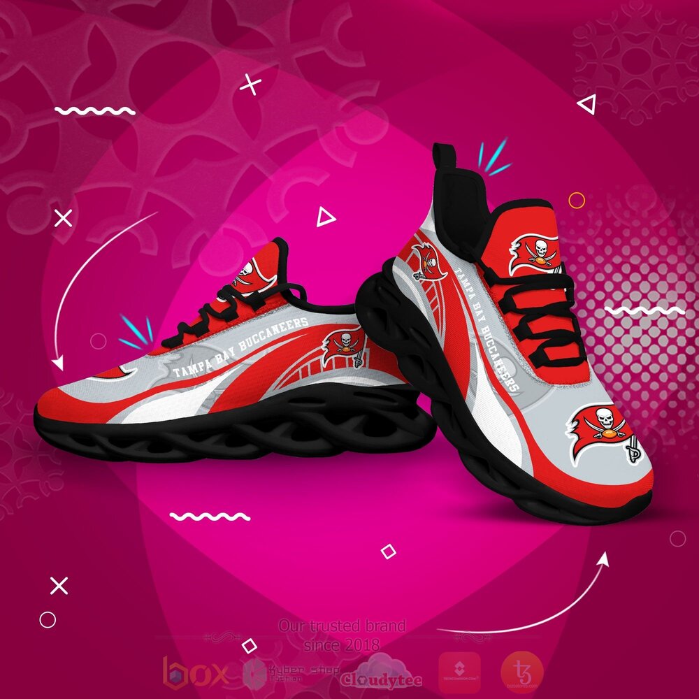 BEST NFL Tampa Bay Buccaneers Clunky Sneakers 4 NFL Tampa Bay Buccaneers Clunky Max Soul Shoes 1 2 3