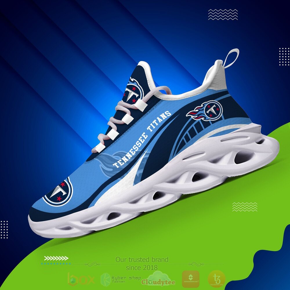 BEST NFL Tennessee Titans Clunky Sneakers 1 NFL Tennessee Titans Clunky Max Soul Shoes