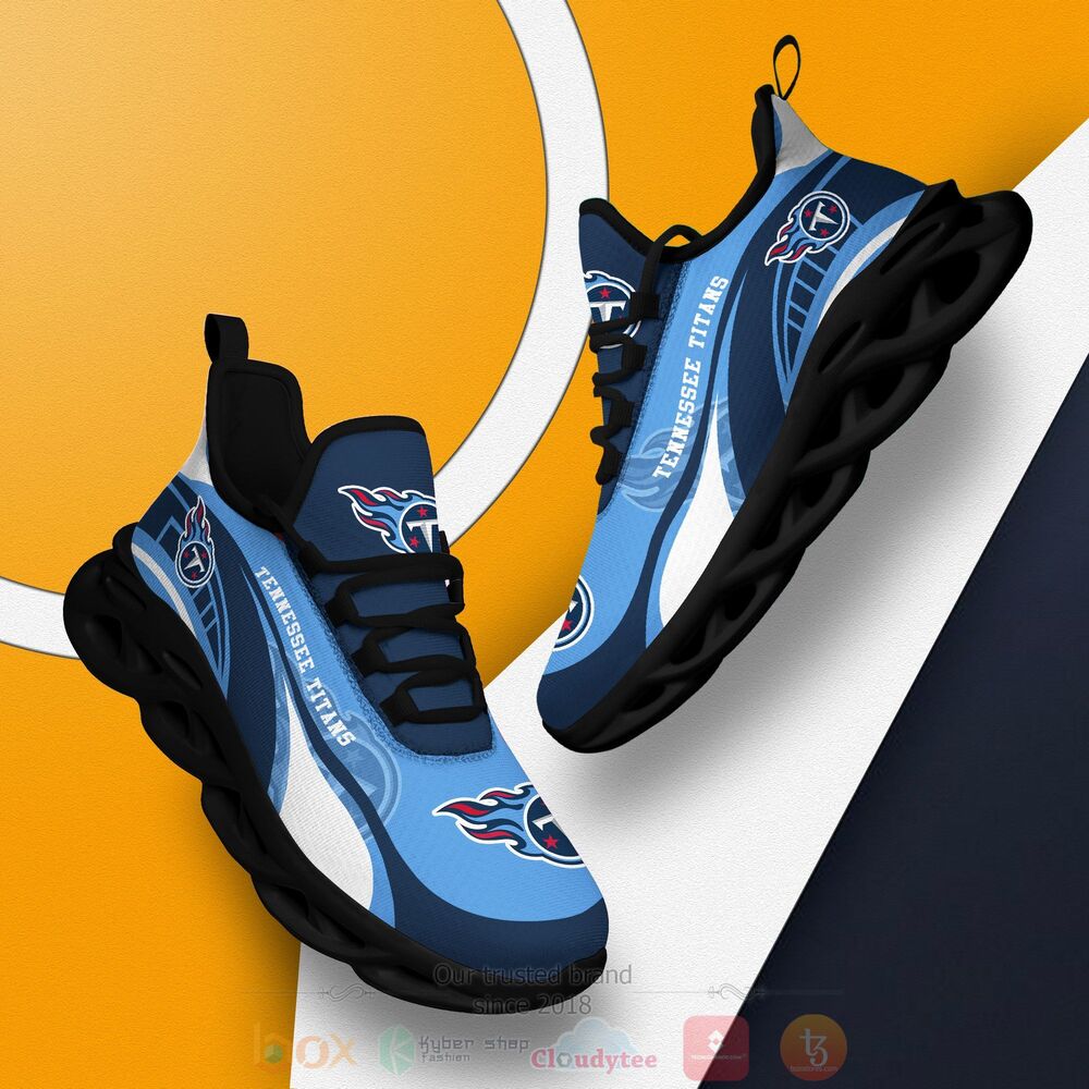 BEST NFL Tennessee Titans Clunky Sneakers 2 NFL Tennessee Titans Clunky Max Soul Shoes 1