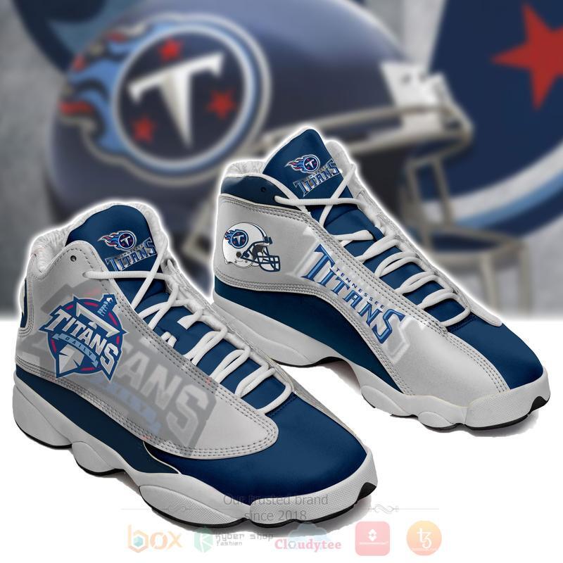 NFL Tennessee Titans Rugby Team Blue Air Jordan 13 Shoes