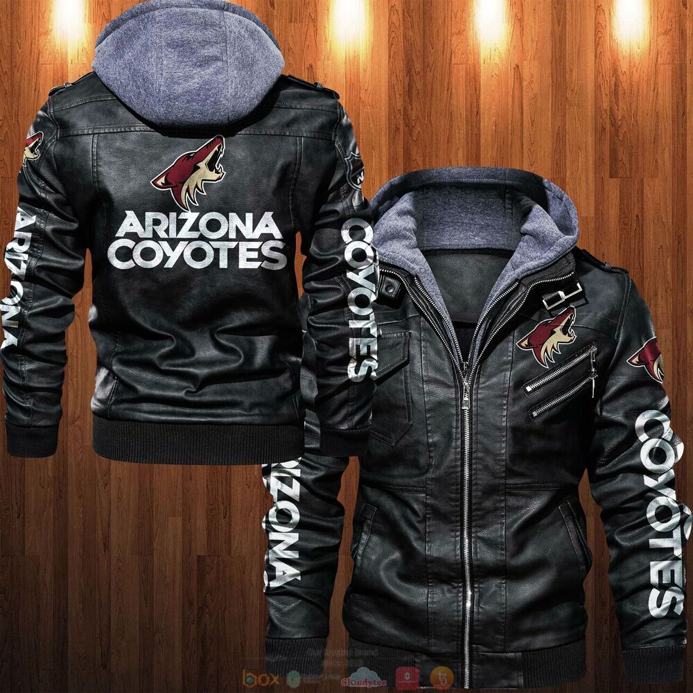 NHL Arizona Coyotes Leather Jacket