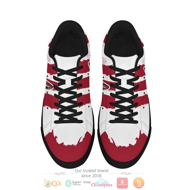 NHL Arizona Coyotes Stan Smith low top shoes 1 2 3 4 5 6 7 8