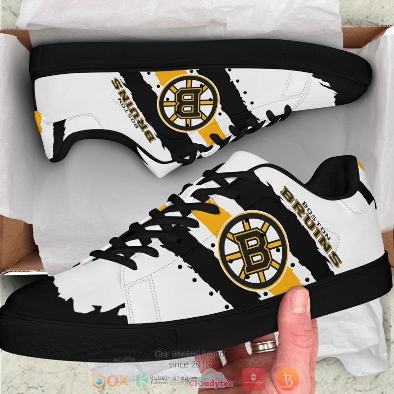 NHL Boston Bruins Stan Smith low top shoes 1 2 3 4 5