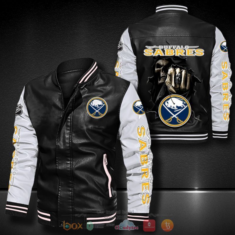 NHL Buffalo Sabres Death God Bomber leather jacket