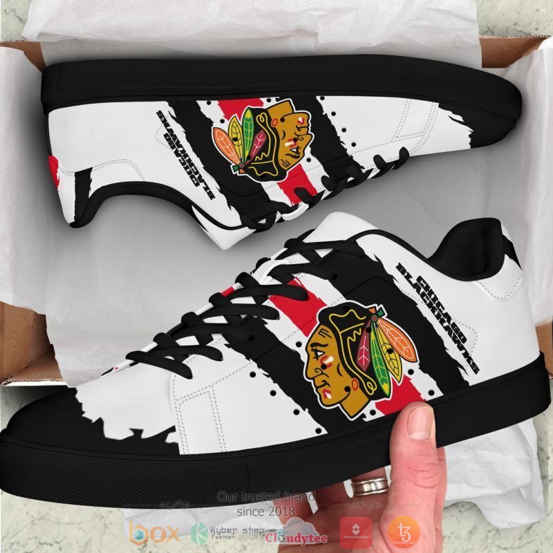 NHL Chicago Blackhawks Stan Smith low top shoes 1 2 3 4 5