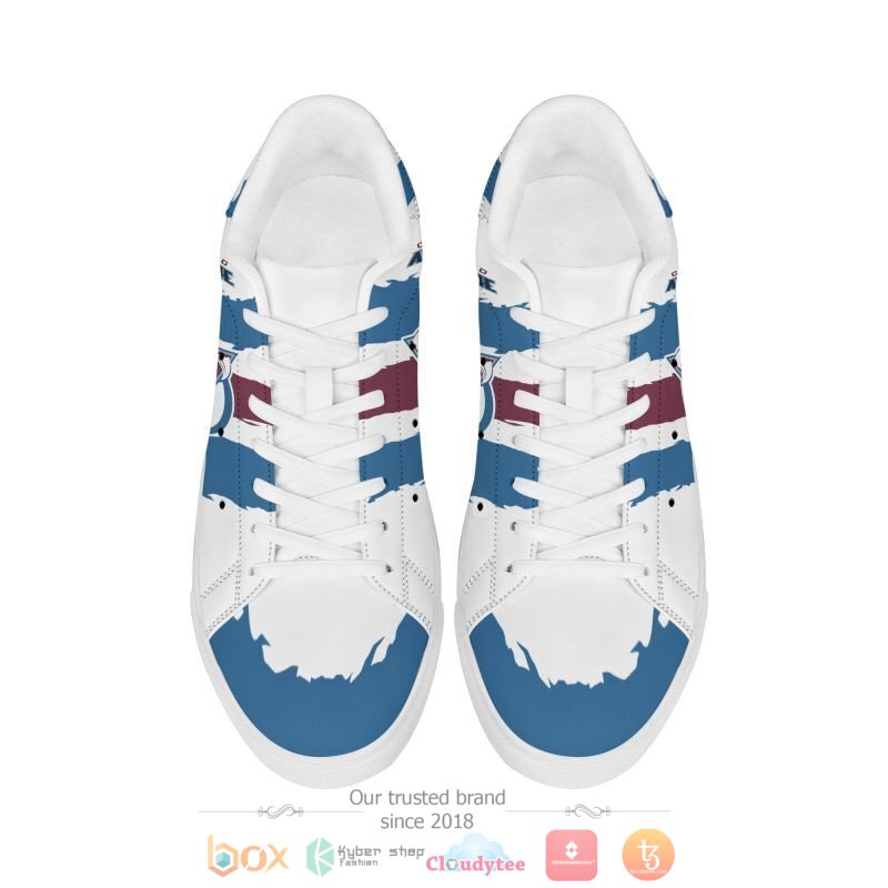 NHL Colorado Avalanche Stan Smith low top shoes 1 2 3 4