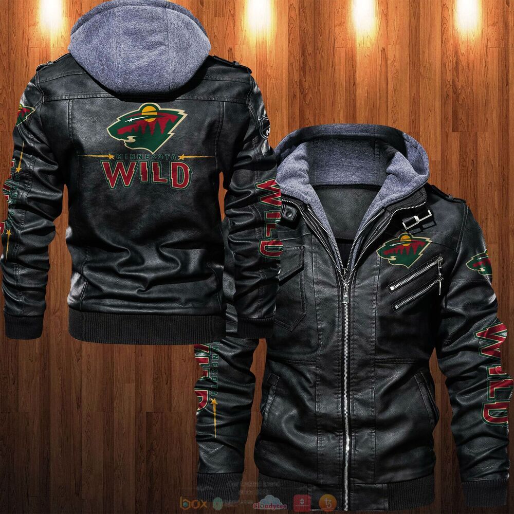 NHL Minnesota Wild Leather Jacket