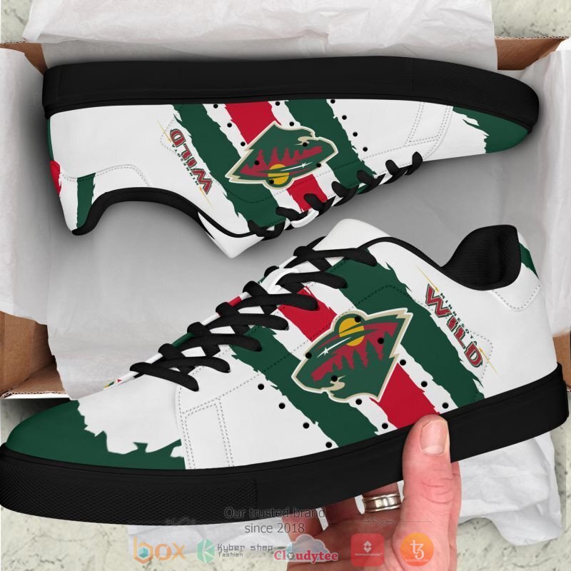NHL Minnesota Wild Stan Smith low top shoes 1 2 3 4 5