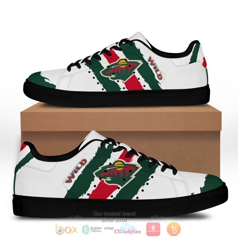 NHL Minnesota Wild Stan Smith low top shoes 1 2 3 4 5 6