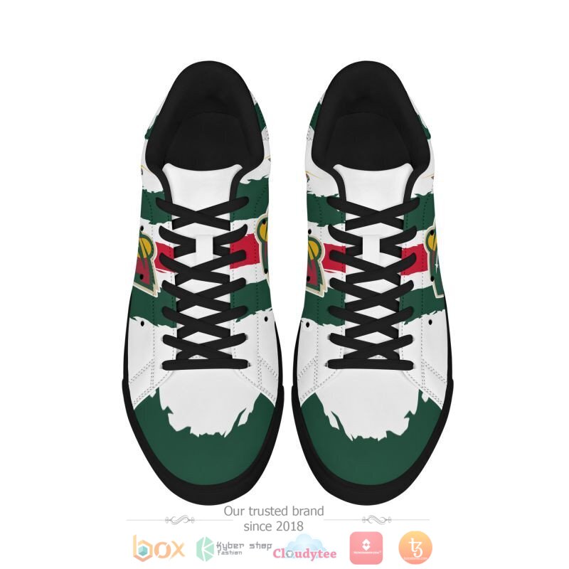 NHL Minnesota Wild Stan Smith low top shoes 1 2 3 4 5 6 7 8
