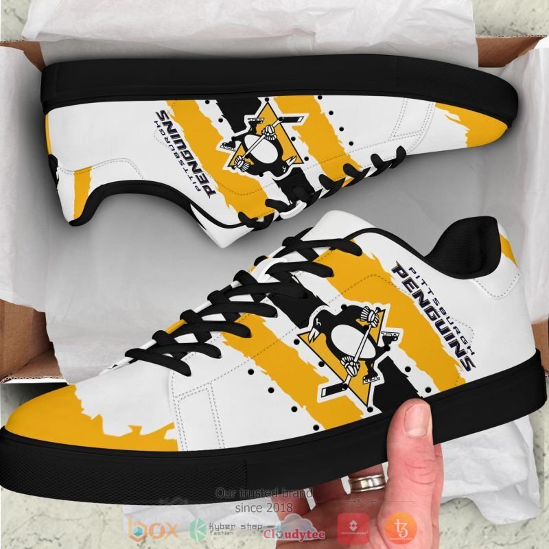 NHL Pittsburgh Penguins Stan Smith low top shoes 1 2 3 4 5