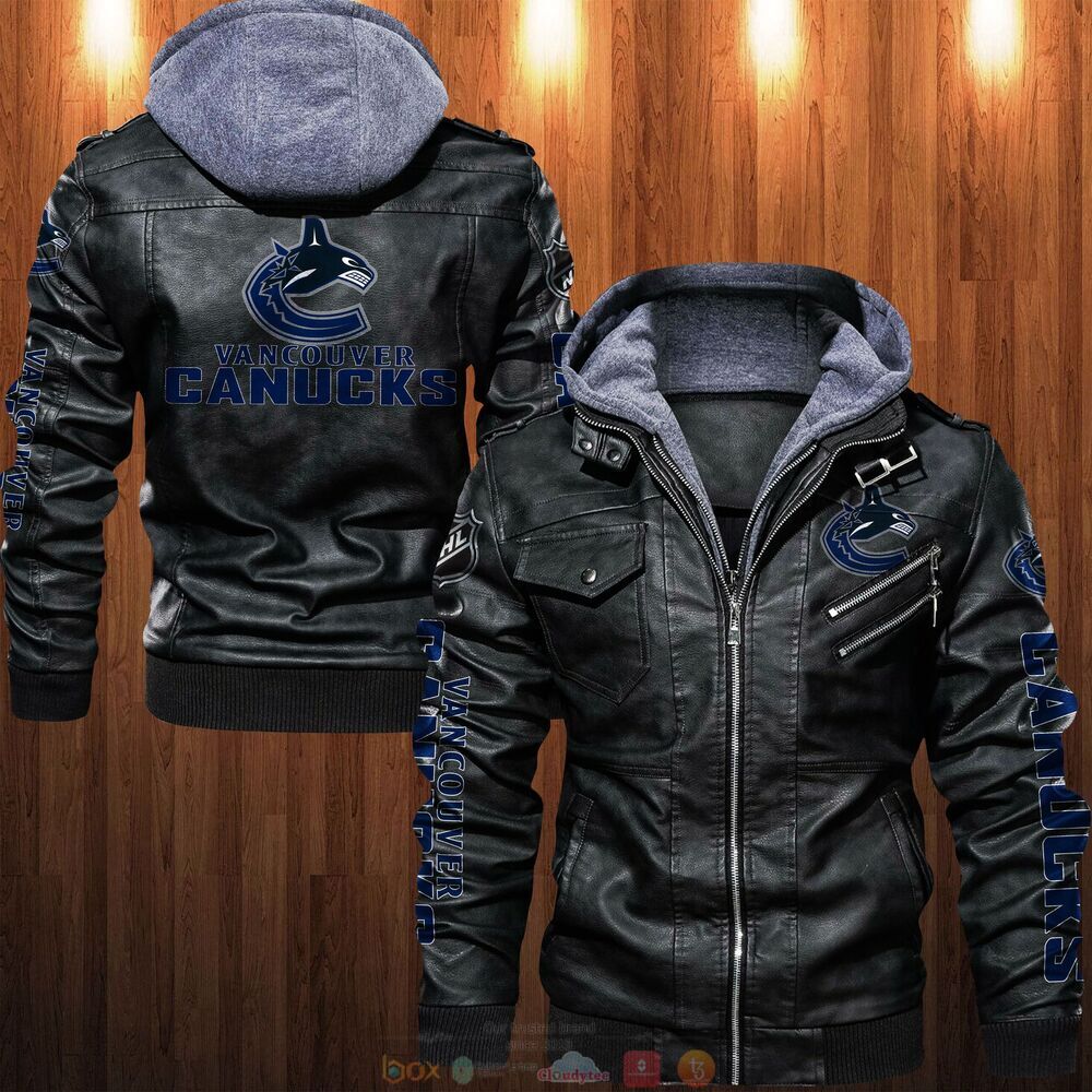 NHL Vancouver Canucks Leather Jacket