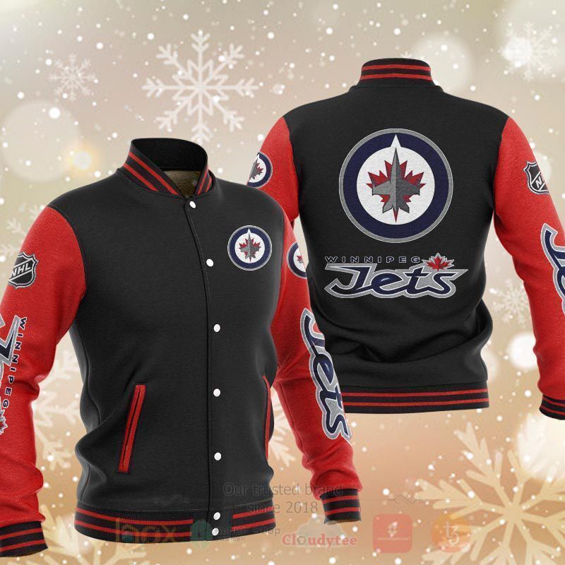 BEST NHL Winnipeg Jets 3D Baseball Jacket 3 NHL Winnipeg Jets Baseball Jacket 1 2