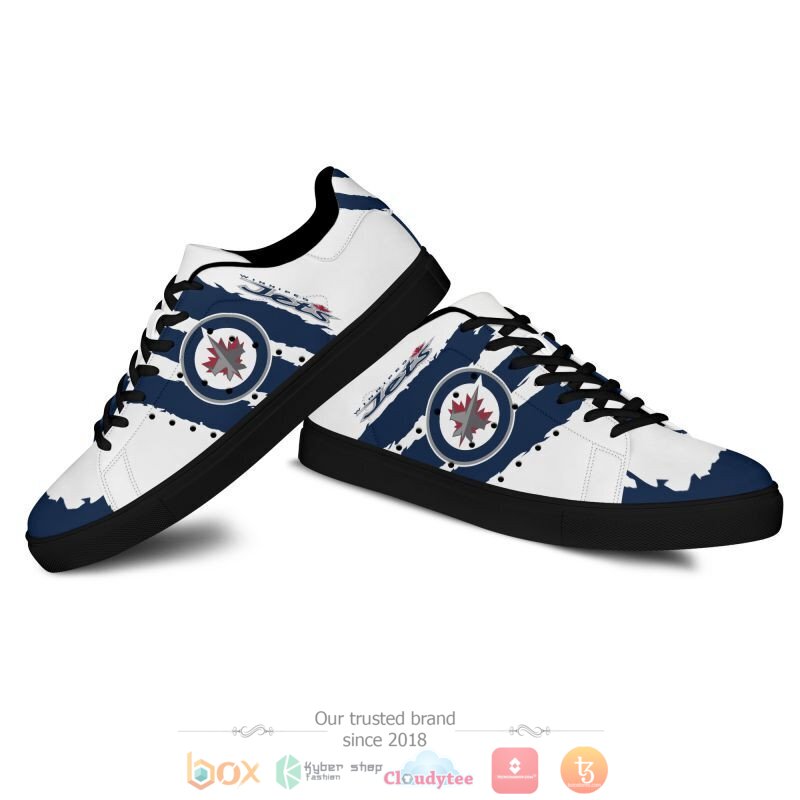 NHL Winnipeg Jets Stan Smith low top shoes 1 2 3 4 5 6 7