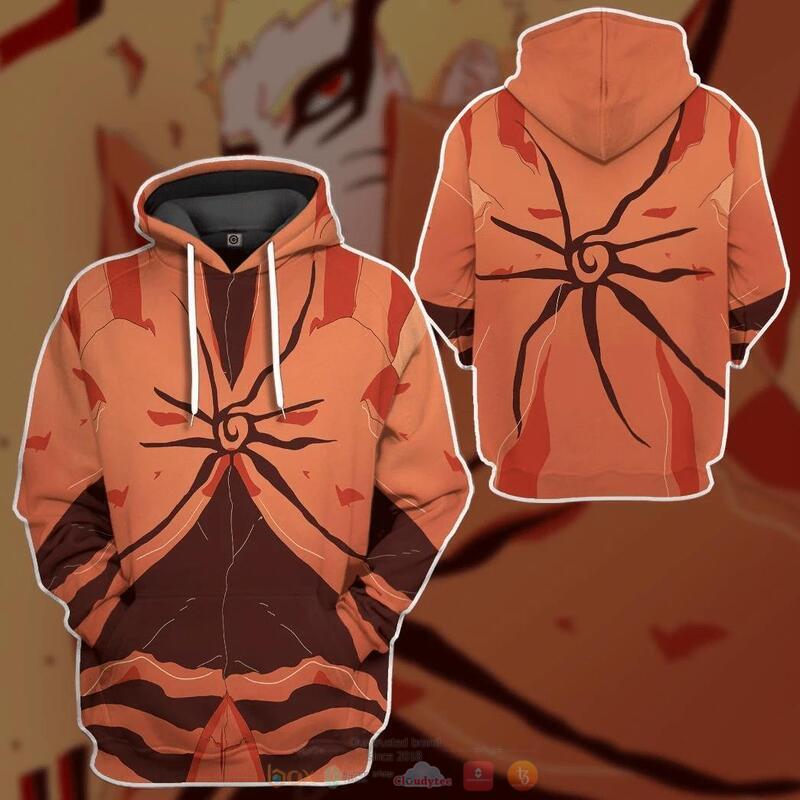 Naruto Bryan Mode 3D Shirt Hoodie 1 2 3 4 5 6 7