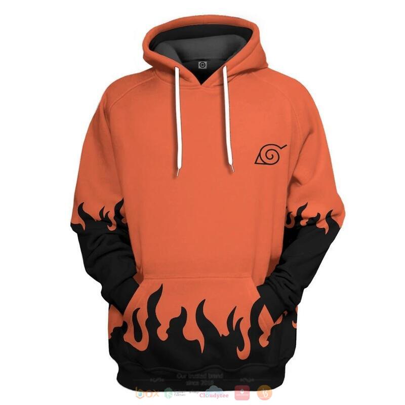 Naruto Light Pink 3D Hoodie, Zip Hoodie 12 Naruto Light Pink 3D Hoodie Zip Hoodie