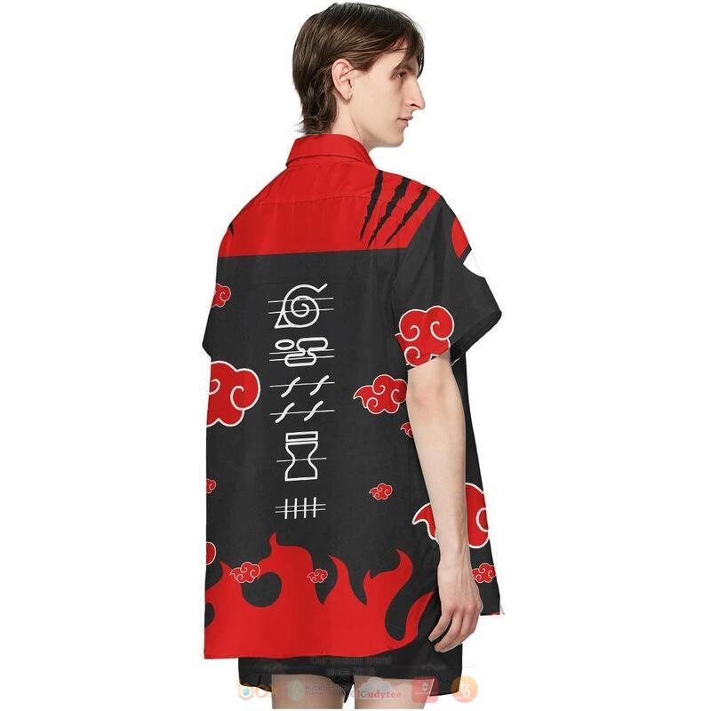 Naruto Shippuden Modern Akatsuki Hawaiian Shirt 4 Naruto Shippuden Modern Akatsuki Hawaiian Shirt 1 2 3