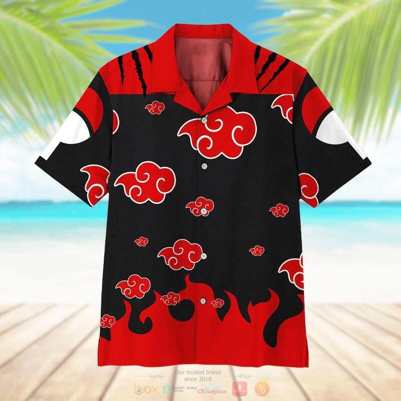 Naruto Shippuden Modern Akatsuki Hawaiian Shirt 5 Naruto Shippuden Modern Akatsuki Hawaiian Shirt 1 2 3 4