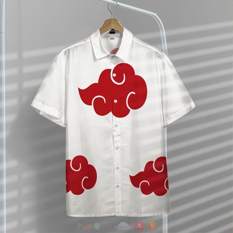 Naruto Shippuden White Akatsuki Hawaiian Shirt 5 Naruto Shippuden White Akatsuki Hawaiian Shirt 1 2 3 4